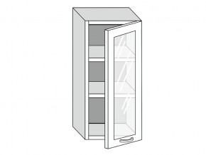 19.40.3 Шкаф настенный (h=913) на 400мм с 1-ой стекл. дверцей в Сургуте - surgut.магазин96.com | фото