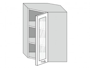19.60.3у Шкаф настенный (h=913) угловой на 600мм со стекл. дверцей в Сургуте - surgut.магазин96.com | фото