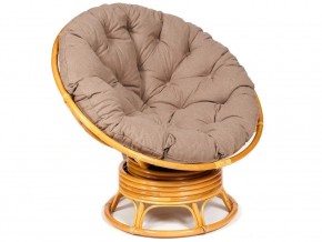 Кресло-качалка Papasan w 23/01 B с подушкой Honey, экошерсть Коричневый в Сургуте - surgut.магазин96.com | фото