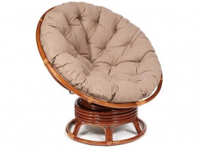 Кресло-качалка Papasan w 23/01 B с подушкой Pecan, экошерсть Коричневый в Сургуте - surgut.магазин96.com | фото