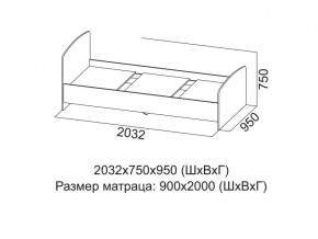 Кровать одинарная (Без матраца 0,9*2,0) в Сургуте - surgut.магазин96.com | фото