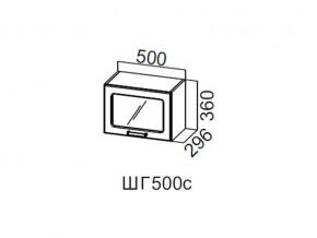 ШГ500с/360 Шкаф навесной 500/360 (горизонт. со стеклом) в Сургуте - surgut.магазин96.com | фото