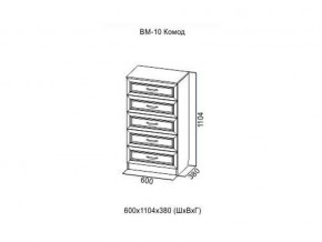 ВМ-10 Комод в Сургуте - surgut.магазин96.com | фото